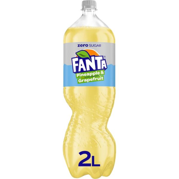 Fanta Pineapple & Grapefruit Zero Sugar 2 Litre