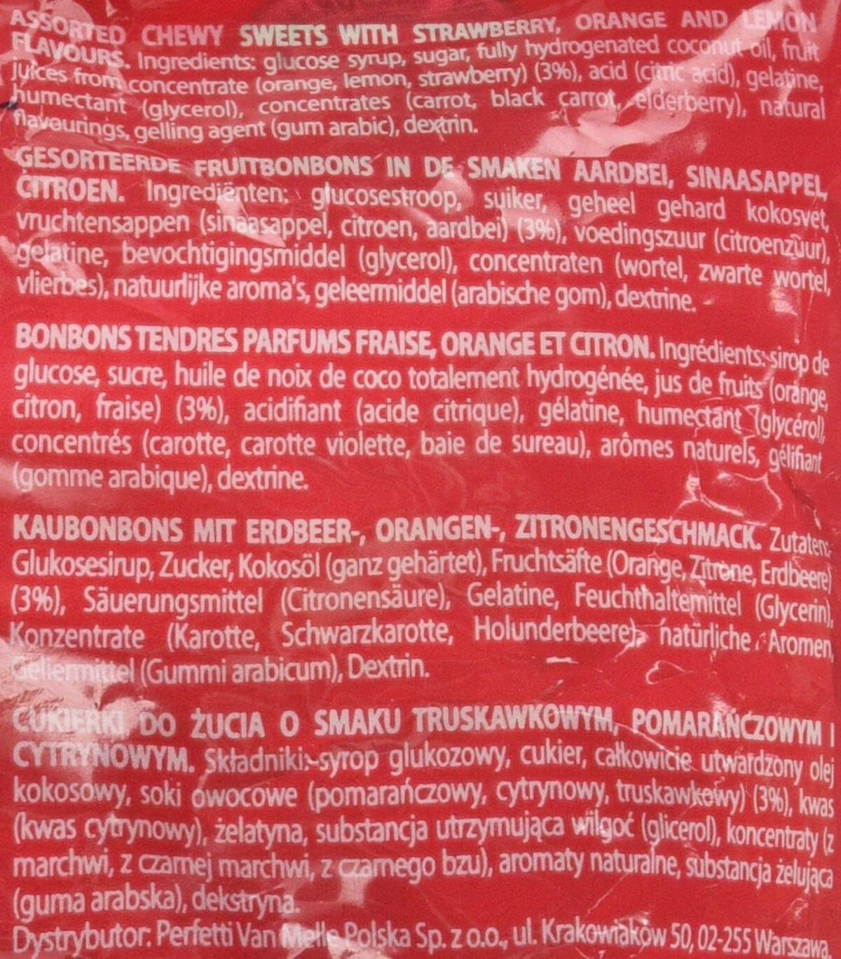 Fruittella Juicy Chews Sweets, Fruit Juice, 170G