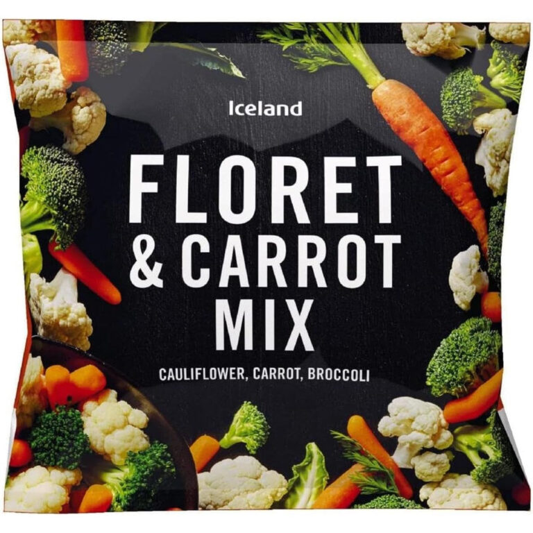 Iceland Floret and Carrot Mix - Cauliflower, Carrots and Broccoli 750G (Frozen)