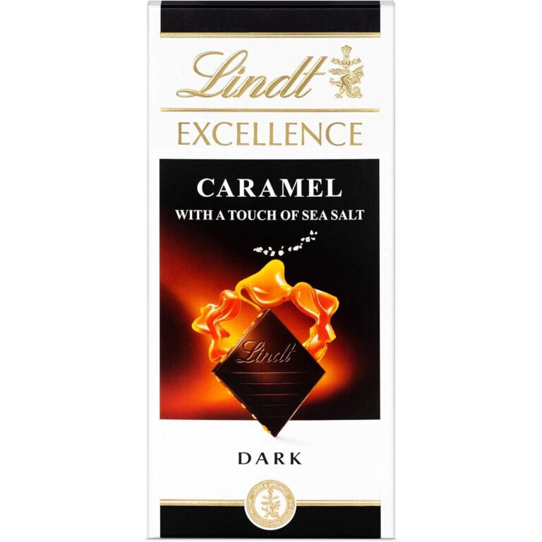 Lindt Excellence Caramel with a Touch of Sea Salt Dark, 100G