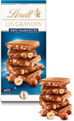 Lindt Les Grandes Milk Chocolate Hazelnut Bar 150G