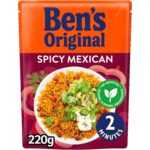 BEN'S ORIGINAL Spicy Mexican Microwave Rice Pouch 220G - Serves 2