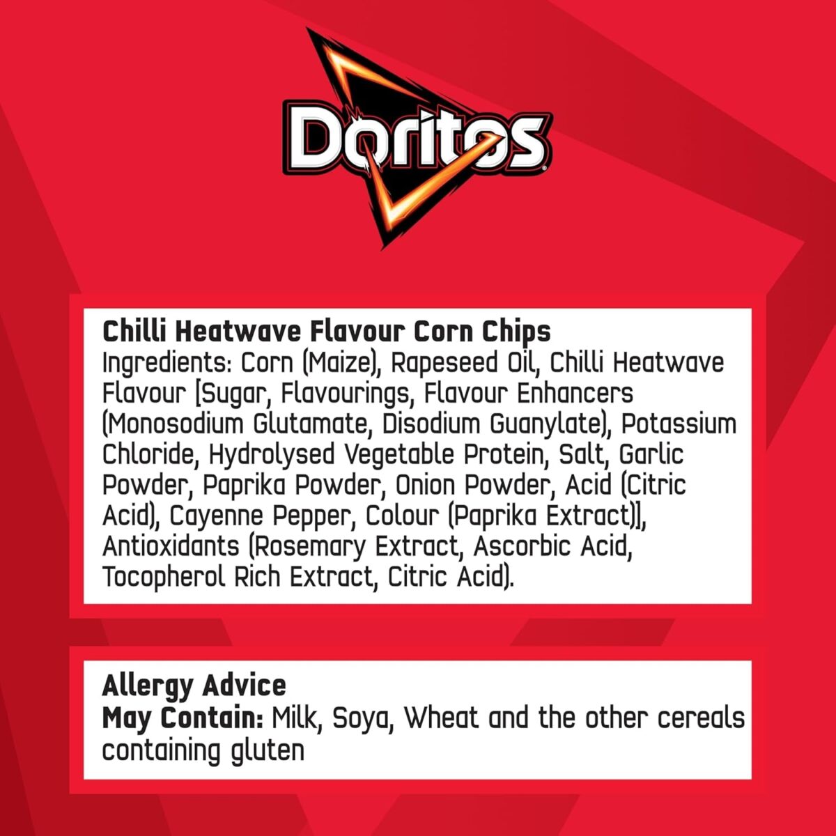 DORITOS CHILLI HEATWAVE 180G