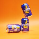 Orangina Sparkling Fruit Drink; Multipack of 6 X 330Ml Cans; Contains a Blend of Citrus Juices, Real Orange Pulp and Orange Zest