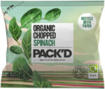 PACK'D Organic Chopped Spinach 450G