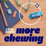 Wrigley'S Extra Peppermint Chewing Gum Sugar Free Multipack, 5 X 10 Pieces