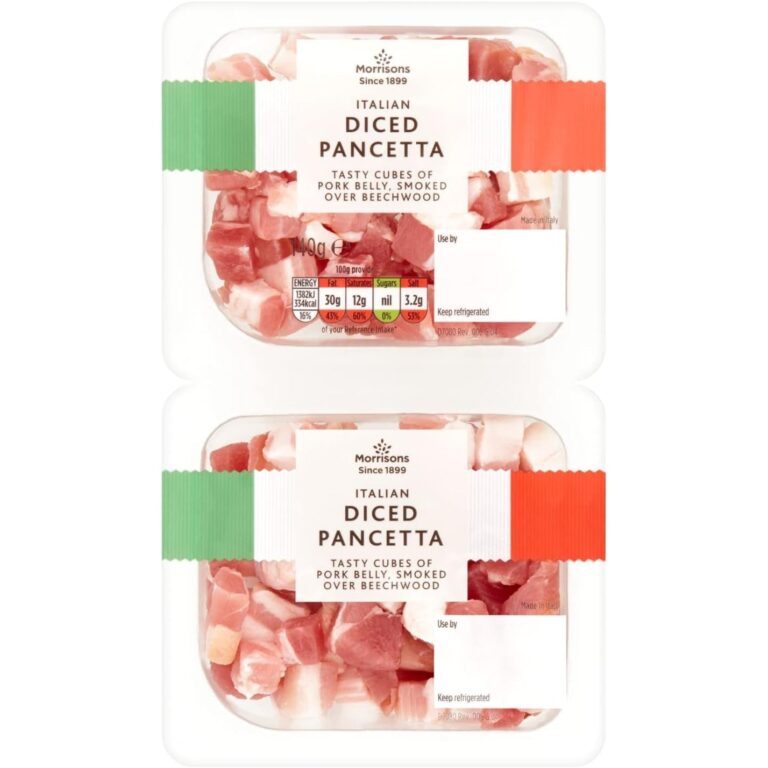 Morrisons Diced Pancetta 140G