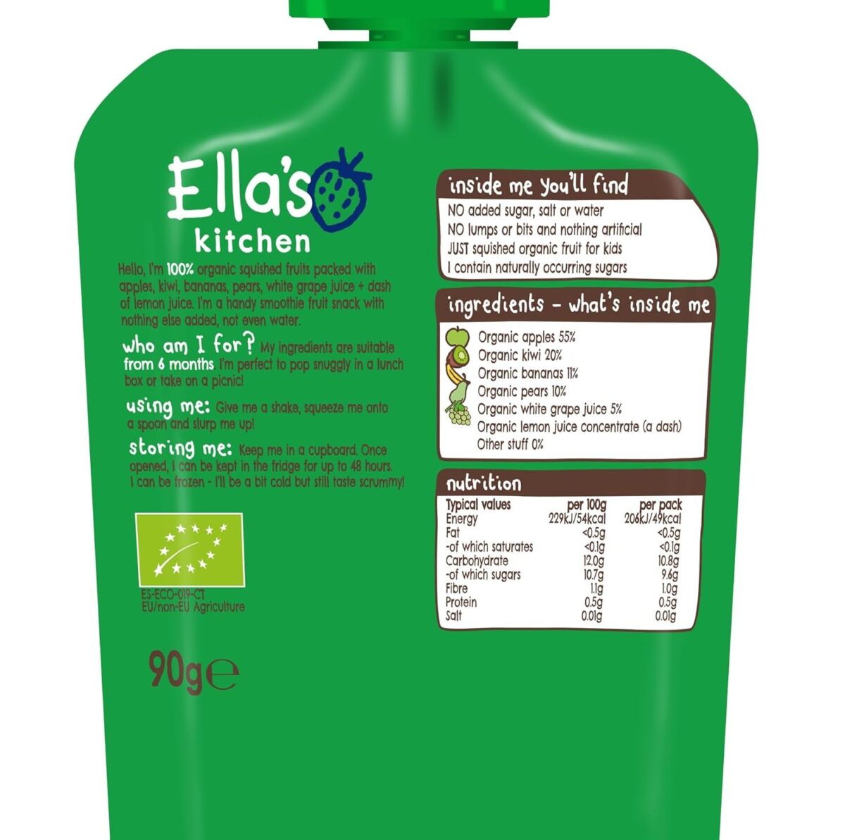 ELLA'S KITCHEN GREEN ONE 450G