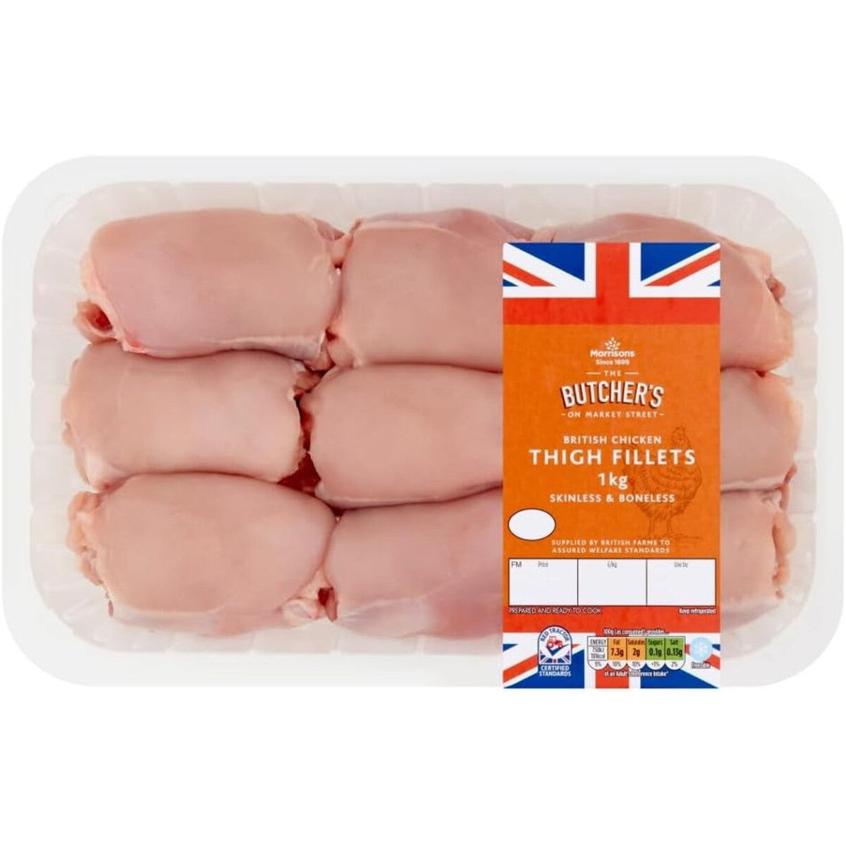 Morrisons Chicken Thigh Fillets 1Kg