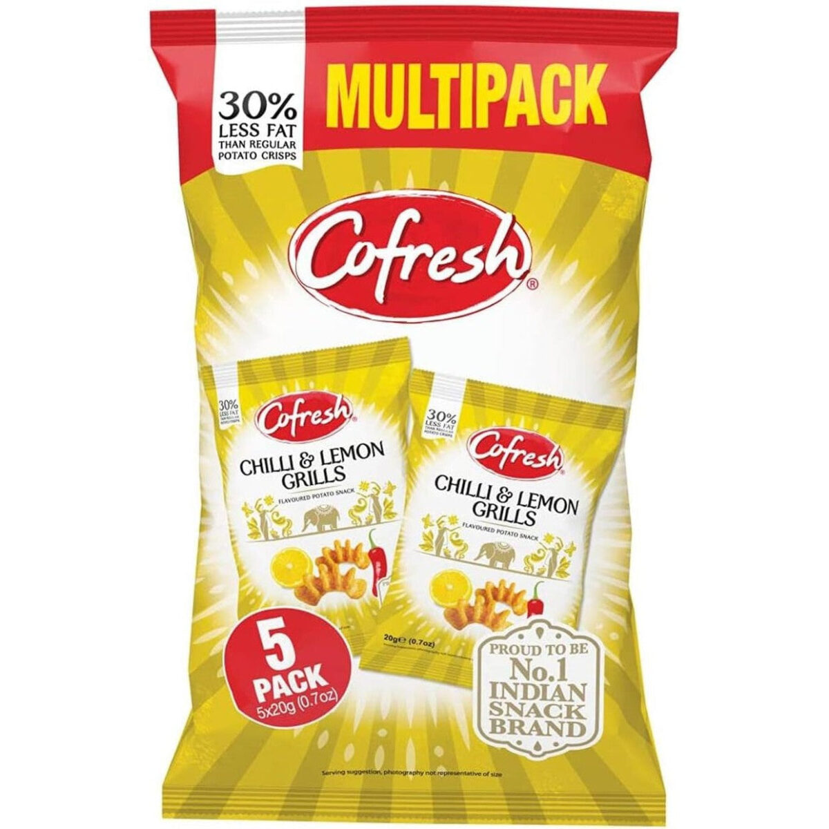 COFRESH CHIL+LEMON GRILLS5X20G