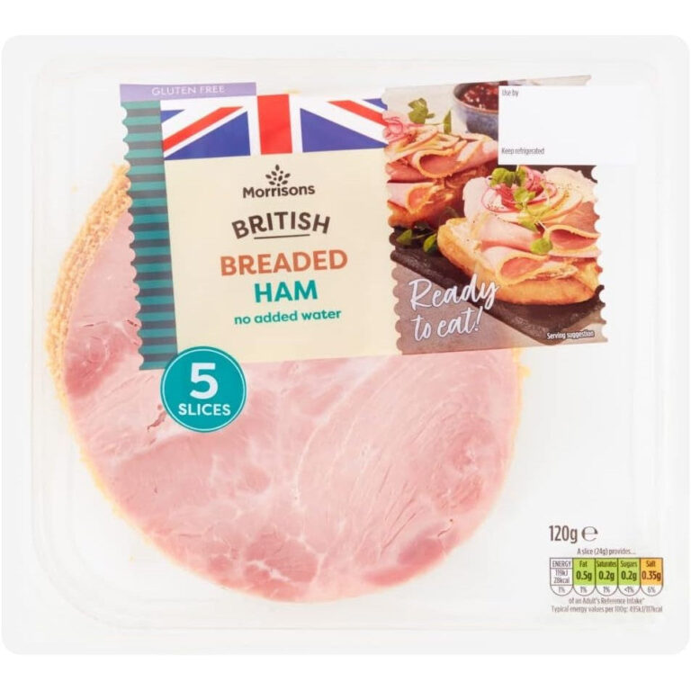 Morrisons British Breaded Ham 5 Slices, 120G