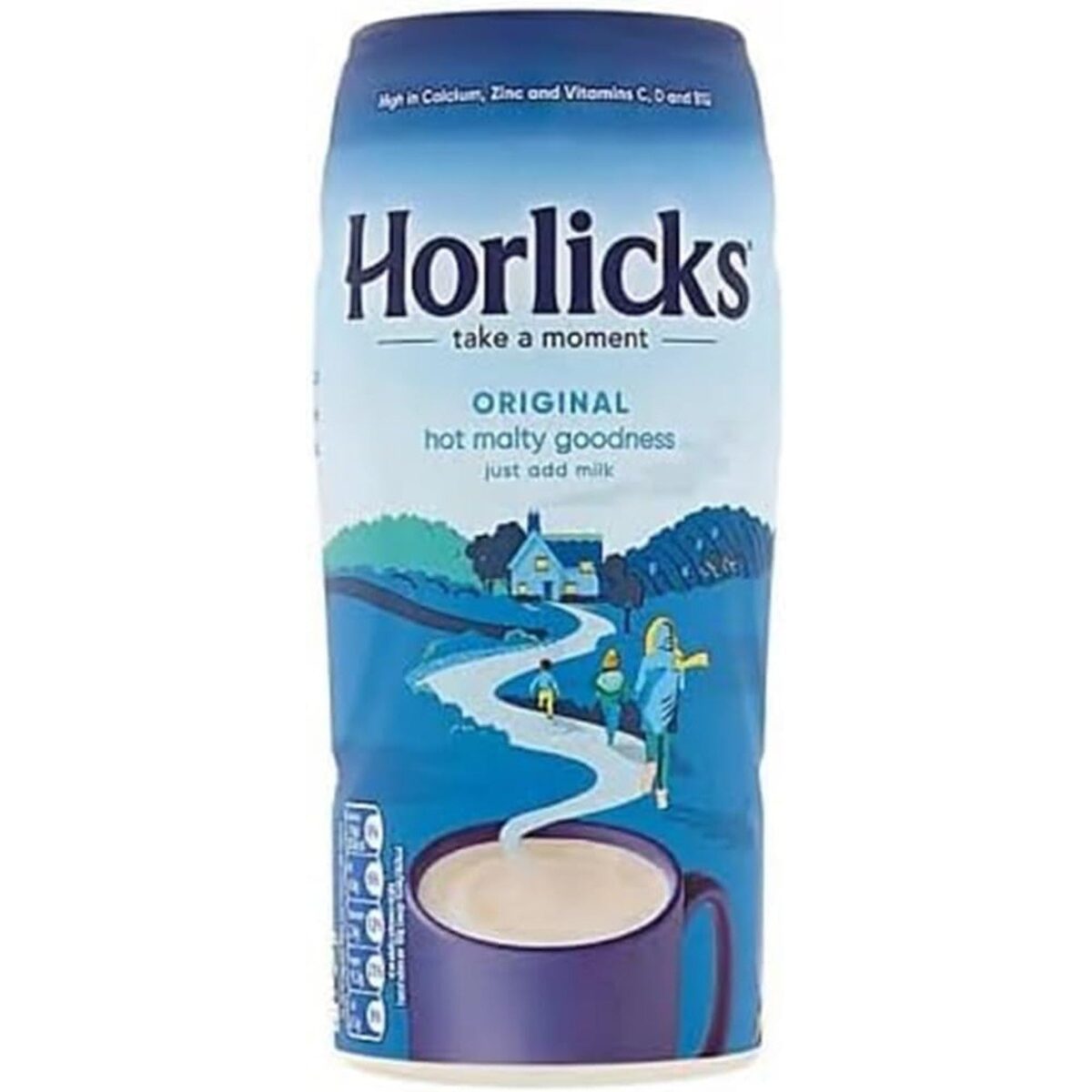 Horlicks Original Malted Milk 400G (Pack of 1) Just Add Milk, the Original Malted Drink. High in Calcium, Zinc, Vitamin C, Vitamin D & Vitamin B12