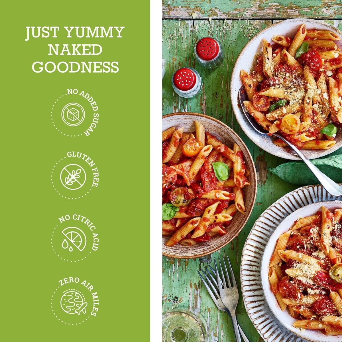 Mr Organic - Arrabbiata Healthier Choice Pasta Sauce - Organic & Gluten-Free - Made with Sun-Ripened Italian Tomatoes, Red Peppers & Chilli - Vegan & Non-Gmo - No Added Sugar - Bold & Spicy Flavour
