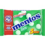 MENTOS SPEARMINT ROLLS 5X38G