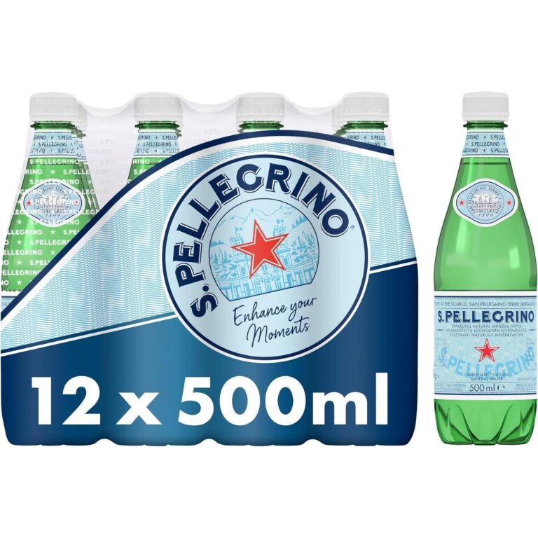 San Pellegrino Sparkling Natural Mineral Water 12X500Ml