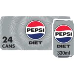 Pepsi Diet Cola Cans 24 X 330 Ml