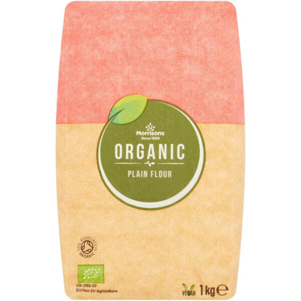 Morrisons Organic Plain Flour, 1Kg