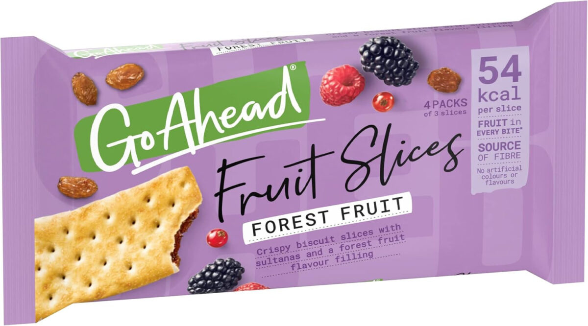 Go Ahead Forest Fruit Crispy Fruit Slice 4 Snack Bars, 174 G (Pack of 1)