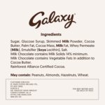 Galaxy Caramel Chocolate Block, Chocolate Gift, Milk Chocolate, Movie Night Snacks, 135G