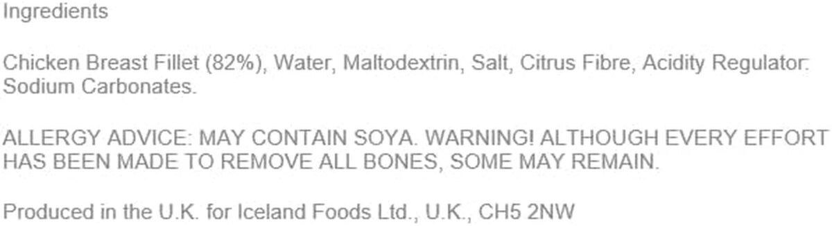 Iceland Chicken Breast Fillets, 1.87Kg (Frozen)