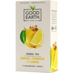Good Earth Ginger, Turmeric and Lemon Tea, 15 Bags