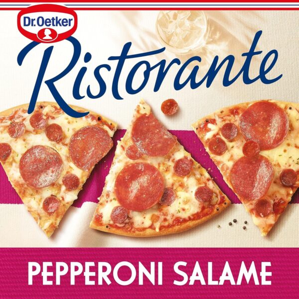 Dr. Oetker Ristorante Pepperoni-Salame Pizza, 320G (Frozen) - Packaging May Vary