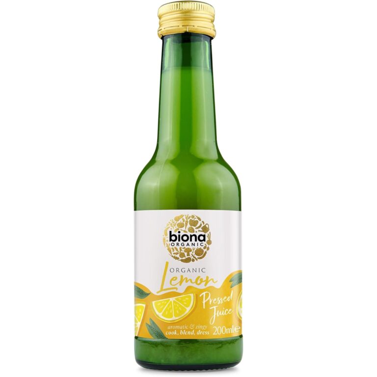 Biona Organic Lemon Juice, 200Ml