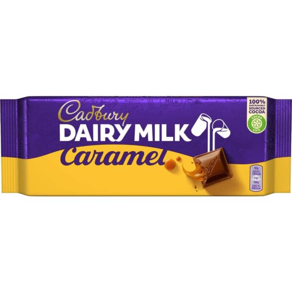 Cadbury Dairy Milk Caramel Chocolate Bar, 120 G