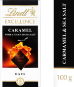 Lindt Excellence Caramel with a Touch of Sea Salt Dark, 100G