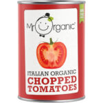 Mr Organic - Italian Organic Chopped Tomatoes 400G - Non-Gmo, No Additives, Sustainable Sourcing, Bursting with Flavour - Perfect for Classic Italian Dishes