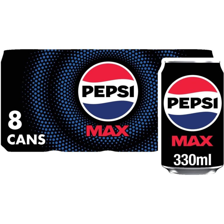 Pepsi Max Cans, 8 X 330Ml