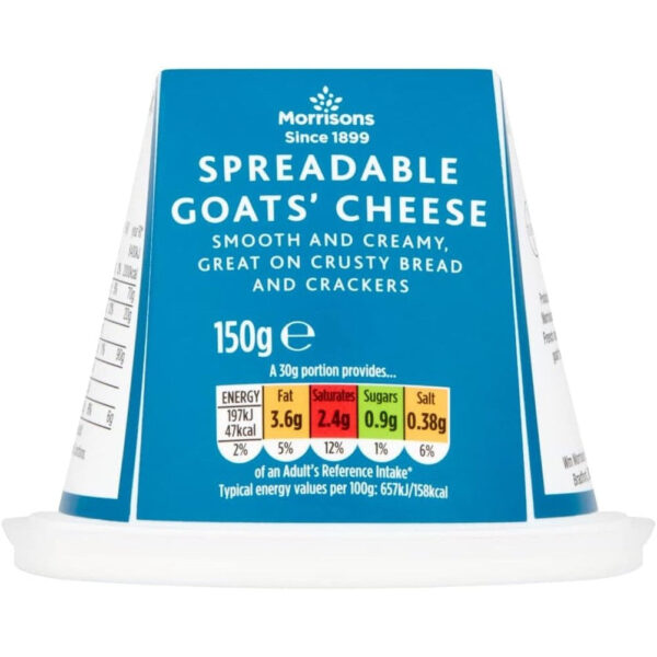 Morrisons Spreadable Goats Cheese 150G