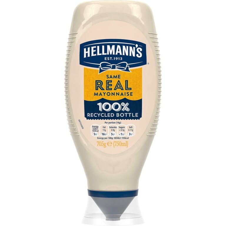 Hellmann'S Real Mayonnaise Condiment 100% Recyclable Squeeze Bottle Creamy Mayo for Burgers, Sandwiches and Salads 750 Ml