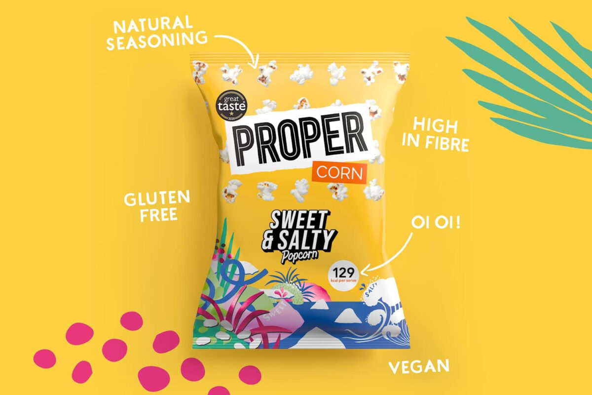 Propercorn Sweet and Salty Popcorn Sharing Bag, 90G