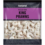 Iceland Peeled Raw King Prawns 225G (Frozen)
