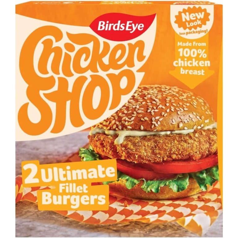 Birds Eye Chicken Shop Fillet Burgers, 227G (Frozen)