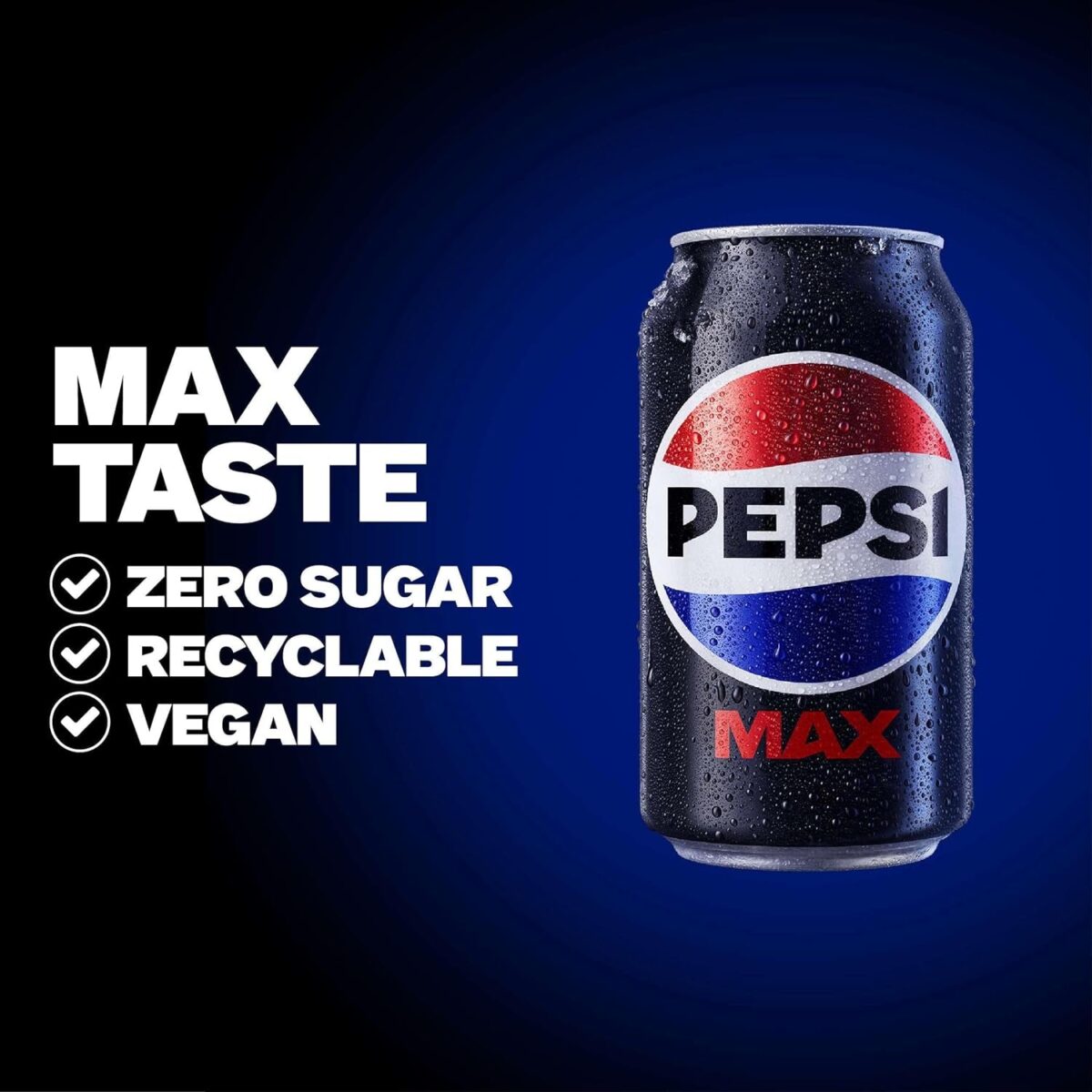 Pepsi Max Cans, 8 X 330Ml