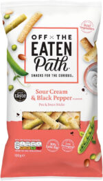 Off the Eaten Path Sour Cream & Pepper Bean Sticks 100G