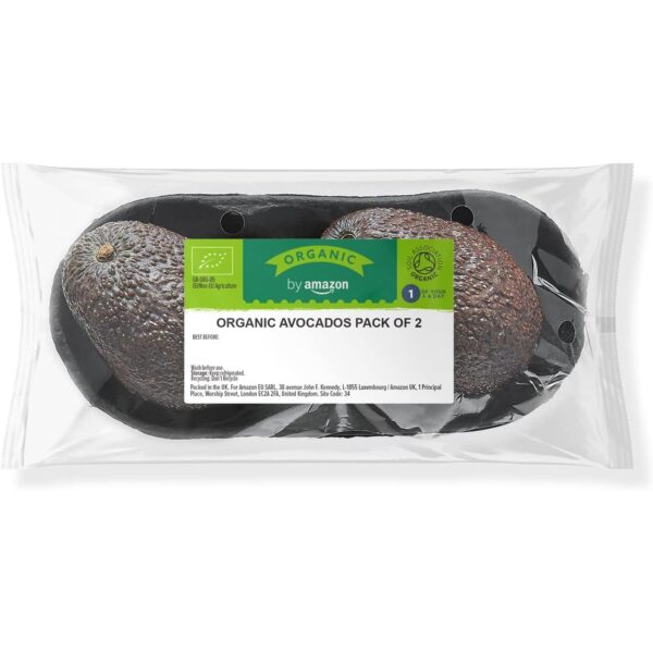 By Amazon Organic Avocados, Pack of 2, Small