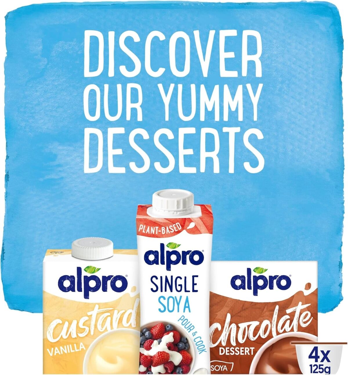 Alpro Devilishly Dark Chocolate Soya Dessert U.H.T