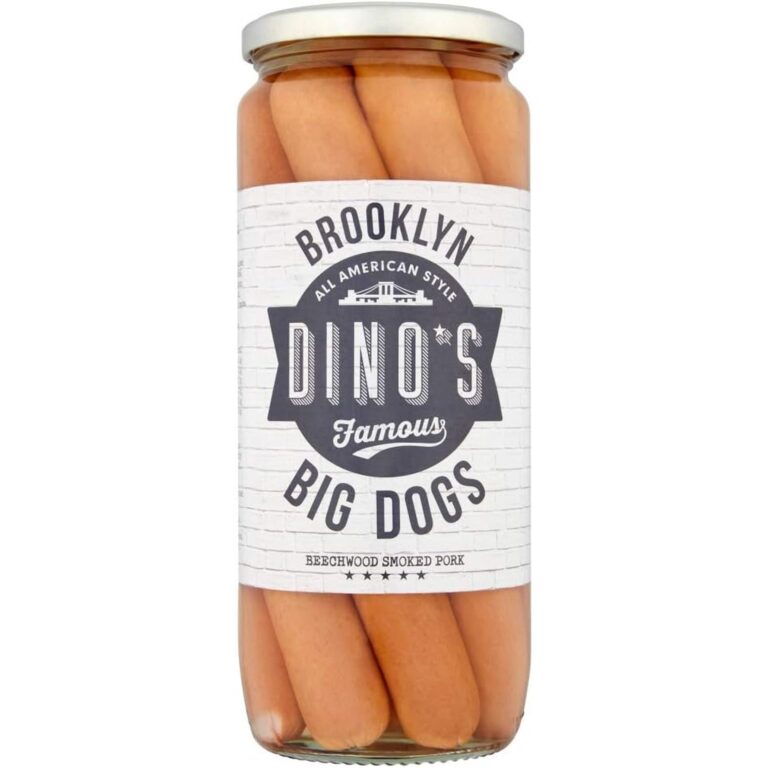 Dino'S Famous Brooklyn Big Dogs , 8 Hot Dogs, 720 G Jar (Pack of 1)