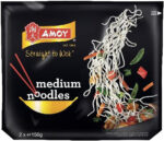 Amoy Straight to Wok Medium Noodles, 2 X 150G