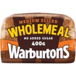 Warburtons Wholemeal Medium Bread, 400G