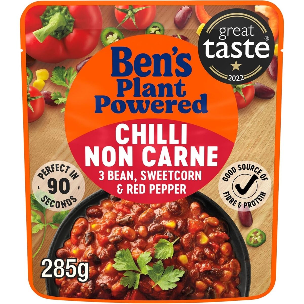 Ben'S Original Plant Powered Chlli Non Carne Pouch 285G