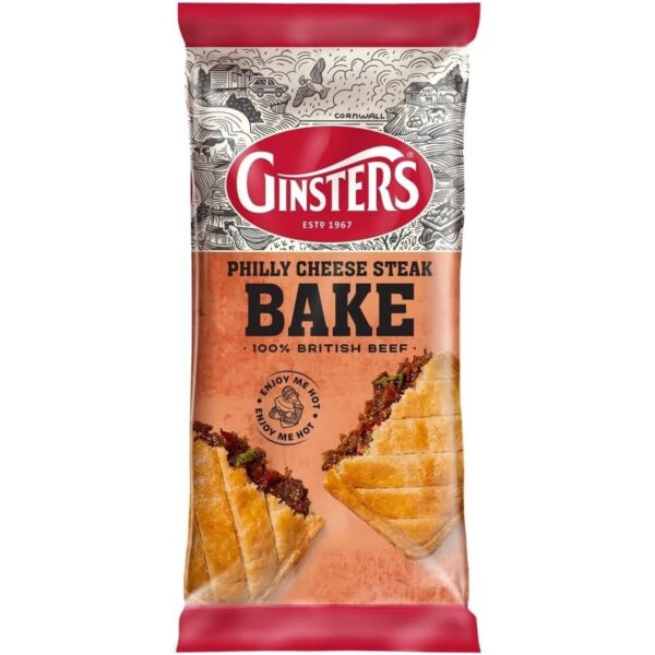 Ginsters Philly Cheese Steak Bake 117G