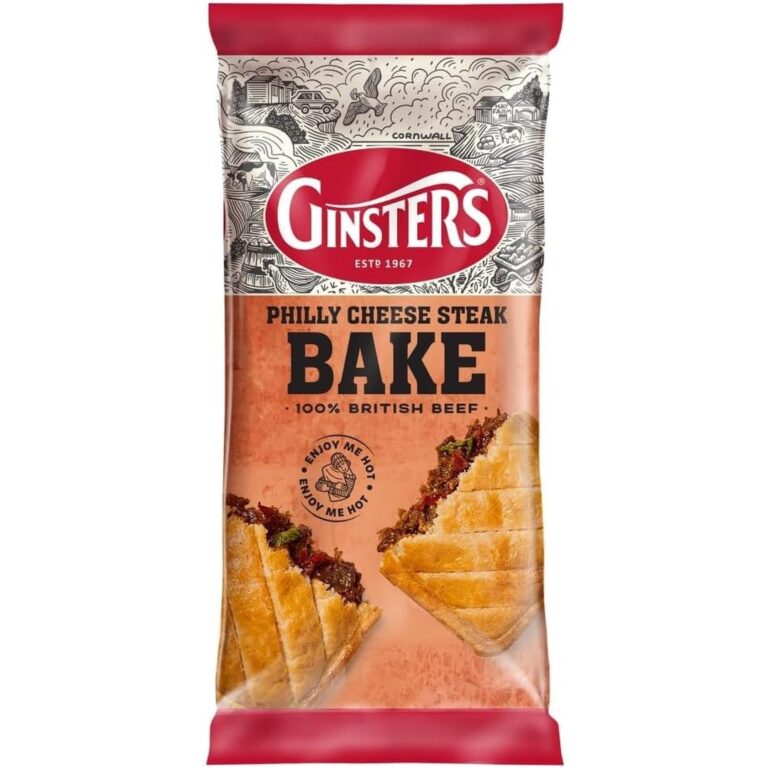 Ginsters Philly Cheese Steak Bake 117G