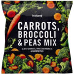 Iceland Carrots, Broccoli and Peas Mix 1Kg (Frozen)