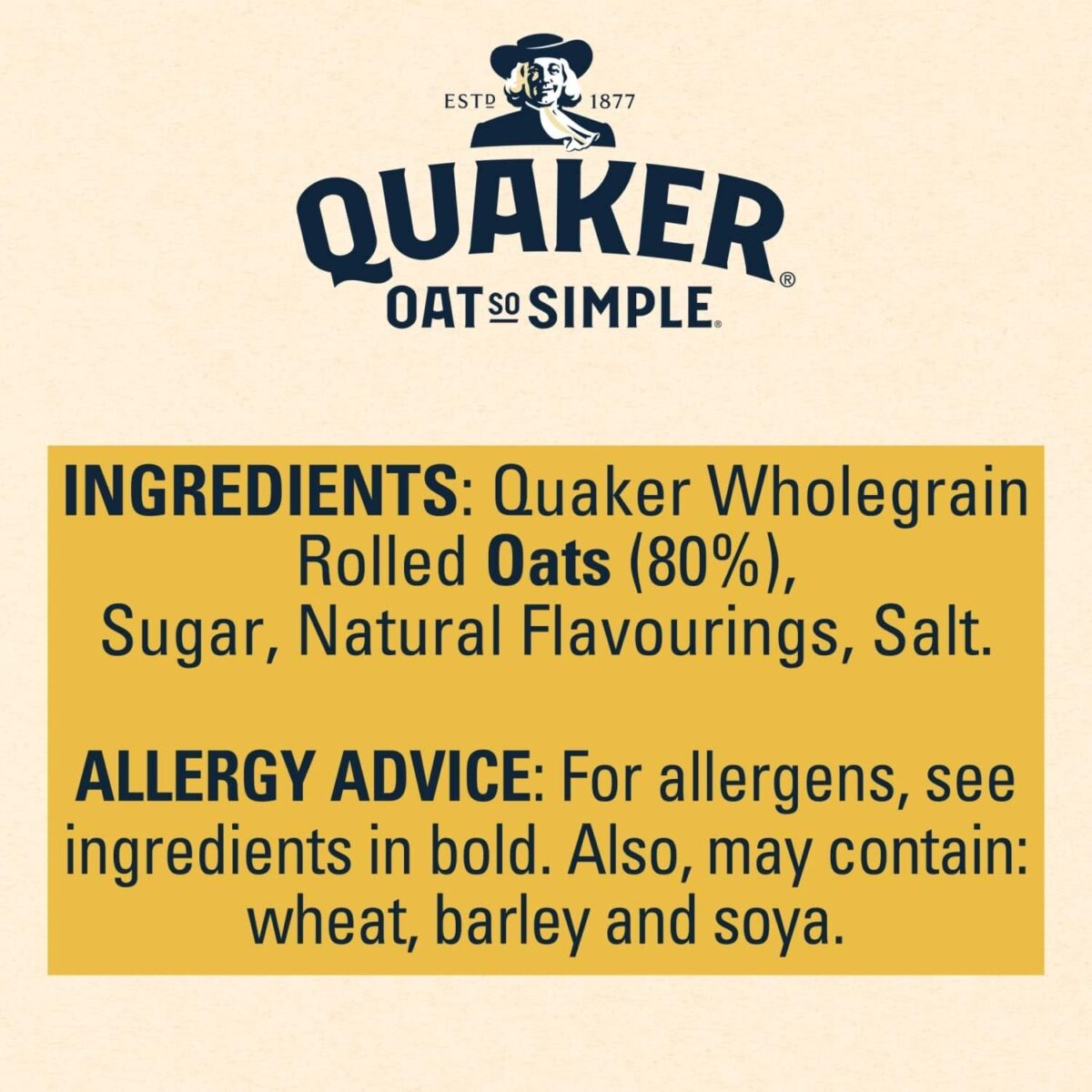 Quaker Oat so Simple Banana Porridge Sachets, 348 G
