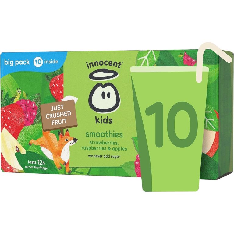 Innocent Kids Smoothies Strawberries, Raspberries & Apples 10 X 150Ml