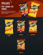 Mccoy'S SALT & MALT VINEGAR Multipack Crisps 6 Pack Bag - Fully Loaded with Flavour, Iconic Ridged Crisp, Unmistakable Crunch
